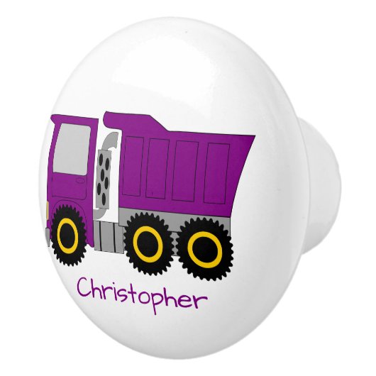 Purple Truck Design Personalised セラミックノブ (右)