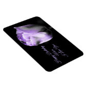 Purple Tulip誕生日Mom *パーソナライズ/カスタマイズ* マグネット (右側)