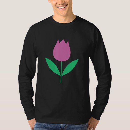 Purple Tulip Flower   Gardening Gardener Botanist  Tシャツ (正面)