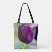 Purple Tulip Tote bag トートバッグ (裏面)