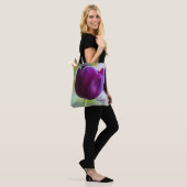 Purple Tulip Tote bag トートバッグ (モデル)