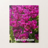 Purple Tulips of Amsterdam Jigsaw Puzzle ジグソーパズル (縦)