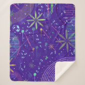 Purple Twilight Party シェルパブランケット (正面)