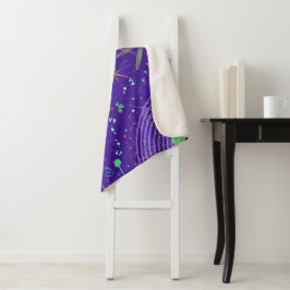 Purple Twilight Party シェルパブランケット