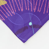 Purple Twilight Party フリースブランケット (角)