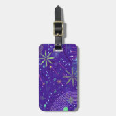 Purple Twilight Party ラゲッジタグ (正面縦)