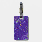 Purple Twilight Party ラゲッジタグ (裏面縦)