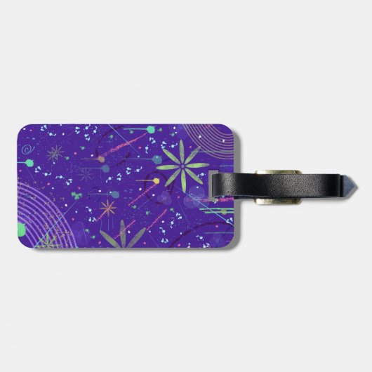 Purple Twilight Party ラゲッジタグ (裏面横)