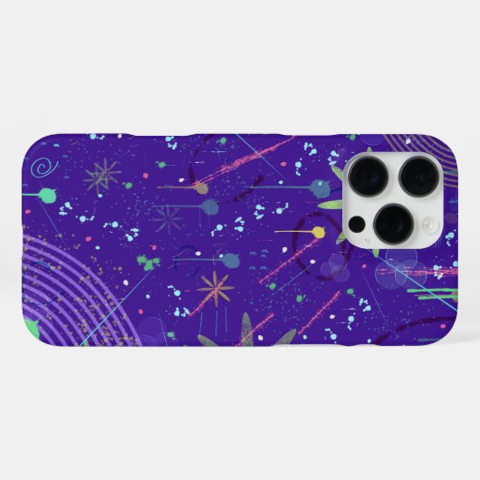 Purple Twilight Party iPhoneケース (裏面横)