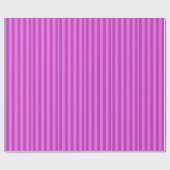 Purple Two Tone Stripes  ラッピングペーパー (フラット)