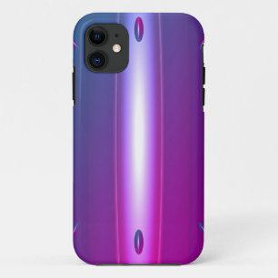 Purple UFO Metallic-like iPhone 11 ケース