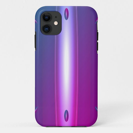 Purple UFO Metallic-like Case-Mate iPhoneケース (裏面)