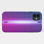 Purple UFO Metallic-like Case-Mate iPhoneケース (裏面(横))