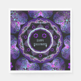 Purple umbrella & hearts.7 スタンダードランチョンナプキン