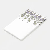Purple Vines Notepad ポストイット (アングル)