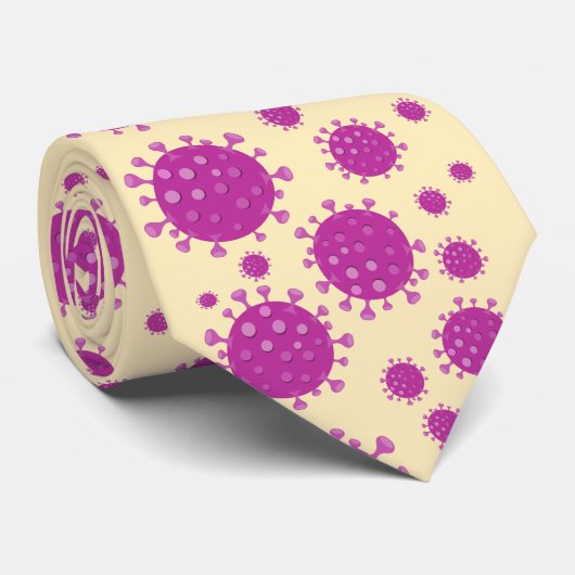 Purple Viral Particle ネクタイ (ロール)
