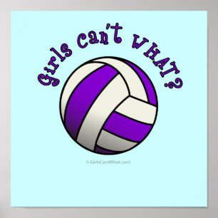 Purple Volleyball ポスター