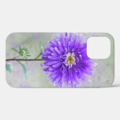 Purple Watercolor Dahlia Case-Mate iPhoneケース (裏面 (横))