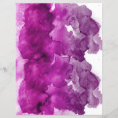 Purple watercolor stains soft pastel scrapbook  (裏面)