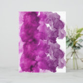 Purple watercolor stains soft pastel scrapbook  (スタンド正面)