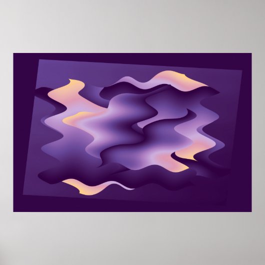Purple waves ポスター (正面)