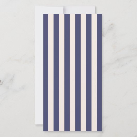 Purple Wedding Ceremony or Reception Welcome サンキューカード (裏面)