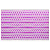 Purple White Chevron Zigzag Pattern Design  ファブリック (ヤード)
