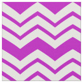 Purple White Chevron Zigzag Pattern Design  ファブリック (クローズアップ)