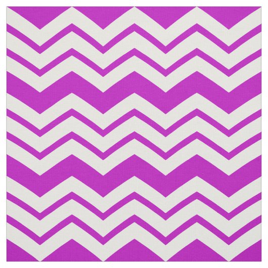 Purple White Chevron Zigzag Pattern Design  ファブリック (見本)