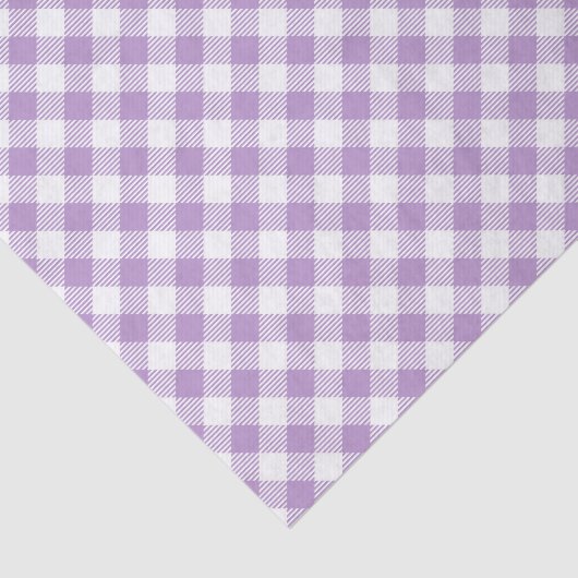 PURPLE & WHITE EASTER PLAID PATTERN 薄葉紙 (詳細)