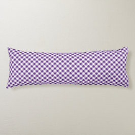 Purple White Gingham  ボディピロー
