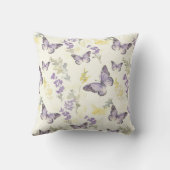 Purple White Polka Dots クッション (裏面)