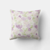 Purple White Stripes Baby Shower クッション (裏面)