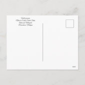 Purple Wild Geranium Michigan Wildflower Postcard シーズンポストカード (裏面)