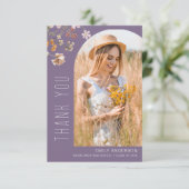 Purple Wildflower卒業写真提供 サンキューカード (スタンド正面)