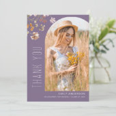 Purple Wildflower卒業写真提供 サンキューカード (スタンド正面)