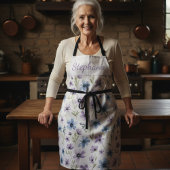 Purple Wildflower Meadow エプロン