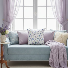 Purple Wildflower Meadow クッション