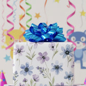 Purple Wildflower Meadow ラッピングペーパー