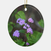 Purple Wildflowers Ornament  セラミックオーナメント (左)