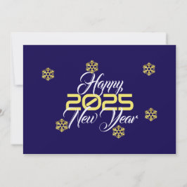 Purple wish card New Year with snowflakes シーズンカード