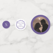 Purple Woodsyのガーランド結婚追加オプションの写真 コンフェッティ (正面)