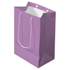 Purple Wrapping Paper ミディアムペーパーバッグ