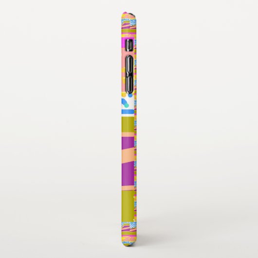 Purple Yacht Blue Waves  iPhoneケース (左側)