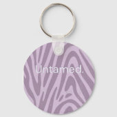 Purple zebra print bag キーホルダー (正面)