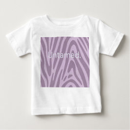 Purple zebra print bag ベビーTシャツ
