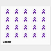 PurpleAwarenessRibbon.jpg ラウンドシール (シート)