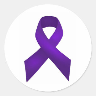 PurpleAwarenessRibbon.jpg ラウンドシール