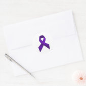 PurpleAwarenessRibbon.jpg ラウンドシール (封筒)