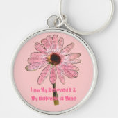 purpleconeflower最愛3 キーホルダー (正面)